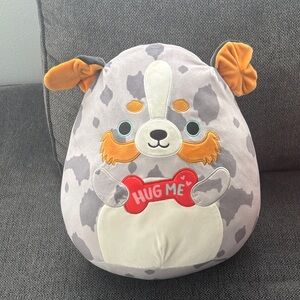 Squishmallows Gray and White Plush